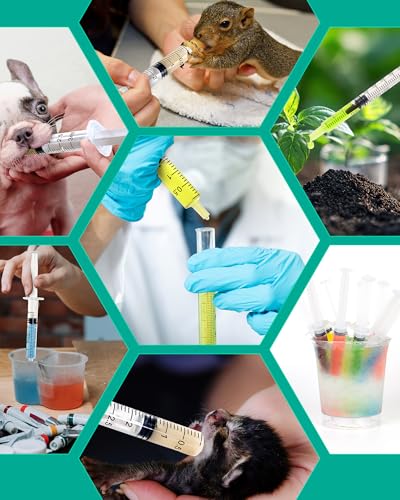 JollyMate 30 Pack 20ml Oral Syringe for Liquids, 20cc Oral Syringes without Needle with Cap Individually Wrapped for Pet Feeding, Scientific Labs, Measuring Liquids, Oil & Glue Dispenser - style: 20ml