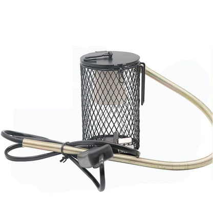 Bird Heat Lamp, Protective Reptile Heater Guard- Mesh Cage Lampshade Cover for Various Pets Including Reptiles