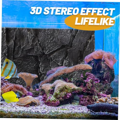 3D Lizard Tank Accessories Reptile Tank Decorative Panels Aquarium Background Boards