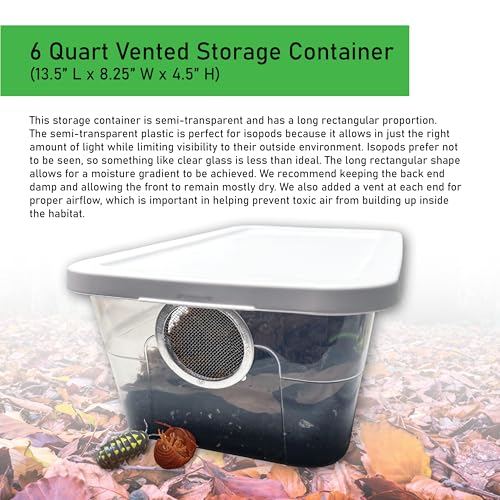 Deluxe Isopod Habitat Kit - Exo-Morphs - Insect Terrarium