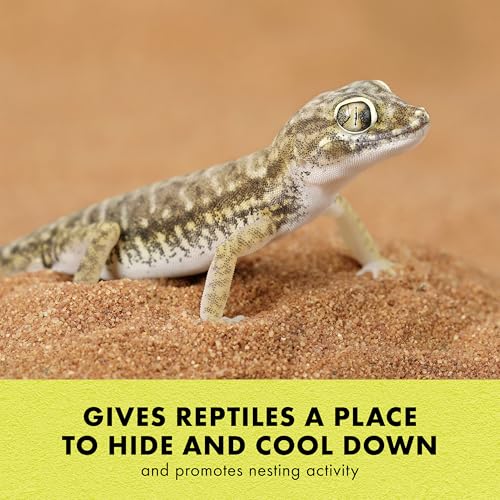 Zilla Rock Den, Naturalistic Rock Décor, Ideal Hideaway for Snakes, Skinks, Geckos, Bearded Dragons, Large - size: Large