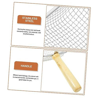UKCOCO Cat Litter Scoop with Non Slip Handle Fine Mesh Sifter for Reptile Terrarium Cat Waste Cleanup Durable Design for Easy Scooping and Efficient Cleaning