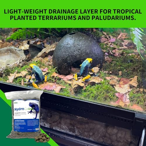 The Bio Dude HydroGrow V2 6 quarts Drainage Layer for Tropical bioactive terrariums
