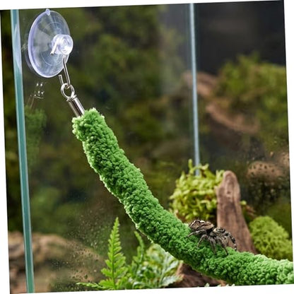 jojofuny Reptile Climbing Rope Vine with Suction Cups 50cm Faux Vine Rope for Snake and Lizard Terrariums Accessory for Pet Enclosures