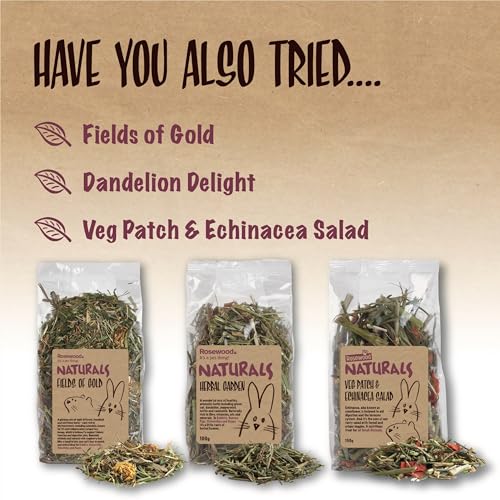 Rosewood Pet 1 Pouch Herbal Garden Food For Small Animals, 100G