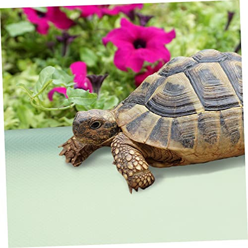 Portable Reptile Substrate Carpet for Bearded Dragon Lizard Tortoise Terrarium Bed - color: Light Green