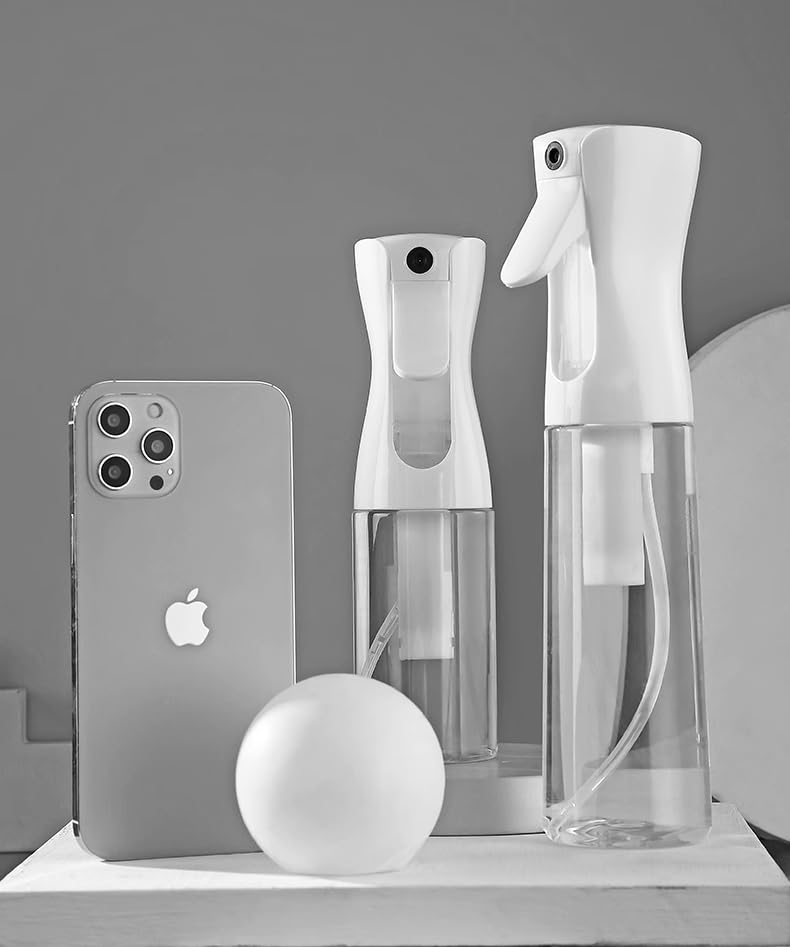 Continuous Mist Spray Bottle, 300ml/10.1oz (Clear, 10.1OZ/300ml) - color: Clear