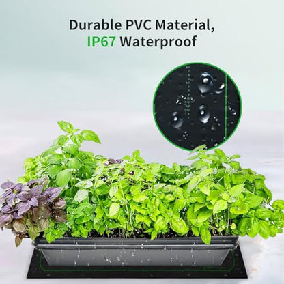 20"x 20" Seedling Heat Mat with Digital Thermostat Combo Set,ETL Certified and Durable Waterproof Warm Hydroponic Heat Mat for Germination,Indoor Gardening,Brewing and Greenhouses - style: 20"x20" Heat Mat with Digital Thermostat