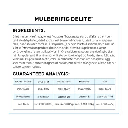 Hikari® Herptile Mulberific Delite™ for Herbivorous Turtles, Tortises and Lizards 7.7oz (220g)