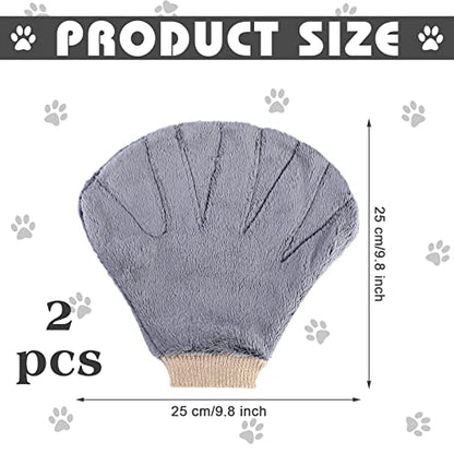 2 Pcs Sugar Glider Bonding Mitt, Calming Sleeping Glove, Bite Proof Animal Handling Gloves, Hedgehog Accessories Calming Glove for Train Your Sugar Glider Small Animals Hamster Rats Pet (Gray) - color: Gray