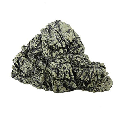Weiyirot Fish Hiding Cave, Turtle Hiding Resin Cave, Aquarium Turtle Reptile Basking Hide House Habitat Shelter Decoration Ornament for Aquarium, Tank, Pond, etc(DB-025C Large)
