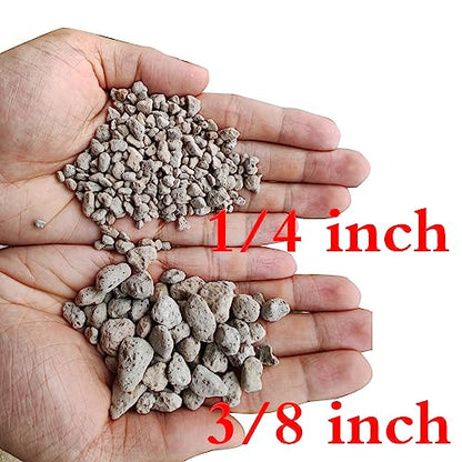 Voulosimi Garden Pumice Rock Horticultural Cactus Bonsai Succulent Soil Additive for Plants, Landscaping, Vase Fillers (1/4 inch, 10 LB) - color: 10 LB