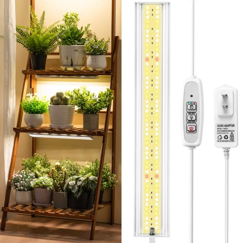 FOXGARDEN Grow Light, Full Spectrum Plant Light Strip for Indoor Plants, 96 LED Bright Grow Lamp with Auto On/Off Timer 4/8/12H, 4 Dimmable Brightness - color: One Head