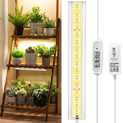 FOXGARDEN Grow Light, Full Spectrum Plant Light Strip for Indoor Plants, 96 LED Bright Grow Lamp with Auto On/Off Timer 4/8/12H, 4 Dimmable Brightness - color: One Head
