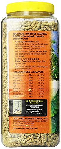 Zoo Med Natural Iguana Food Formula, 20-Ounce, Juvenile - size: 20 Fl Oz (Pack of 1)