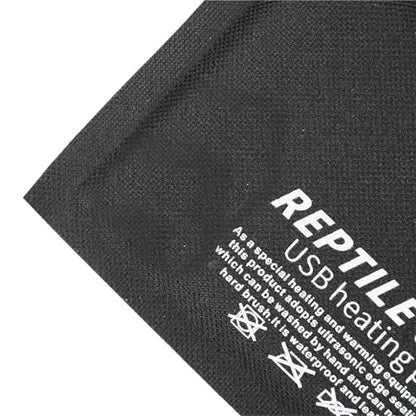 Medium Reptile Heating Pad USB Powered 45℃ Constant Temperature Mat Water Safe Flame Retardant 7 Layer Safety Design for Reptile Snake Leopard Gecko Turtle (S) - size: S