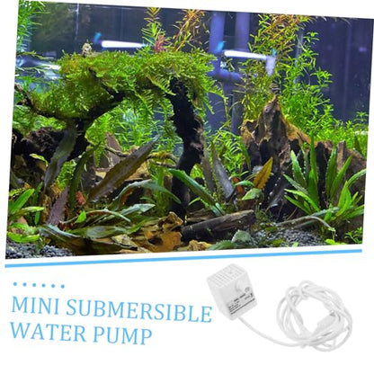 Abaodam USB Powered Mini Submersible Water Pump for Aquariums Fish Tanks and Hydroponics Efficient Water Saving Quiet Operation for Indoor and Outdoor Use