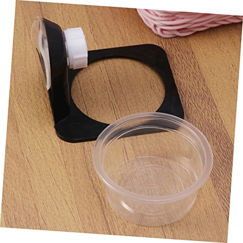 5pcs Reptile Food Tray Pet Bowls for Tortoise Turtle Tank Accessories Lizard Tank Accessories Suction Cup Style - size: Size 3