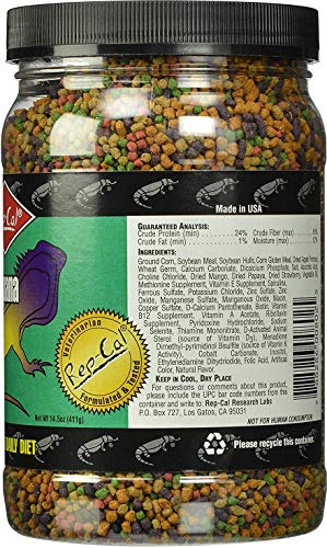 Rep-Cal Juvenile Iguana Food 14.5 oz - Pack of 2