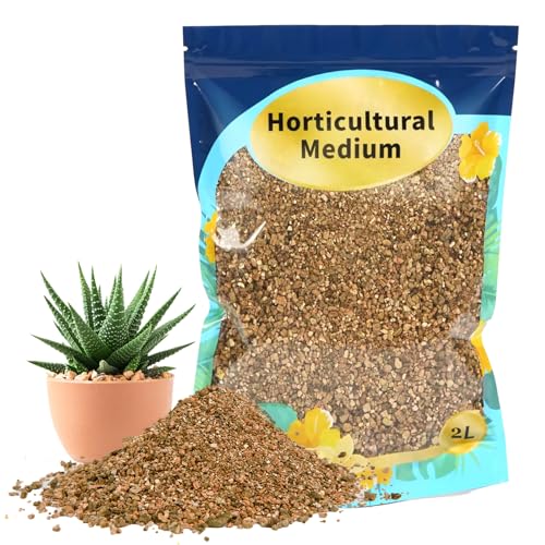 Vermiculite for Gardening 2qt, Coarse Vermiculite for Plant Propagation, Cutting and Seed Starting, Maintain Soil Moisture for Potting Orchids, Succulents, Fungi, and Hydroponics - color: Vermiculite, size: 2qt