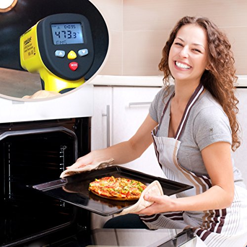 eT650D Temperature Gun by ennoLogic with NIST Certificate - Dual Laser Non-Contact Infrared Thermometer -58°F to 1202°F - Accurate Digital Surface IR Thermometer (Not for Body Temp) - style: eT650D w/ NIST Certificate