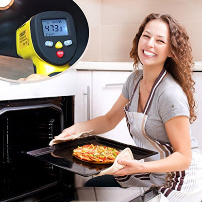 eT650D Temperature Gun by ennoLogic - Dual Laser Non-Contact Infrared Thermometer -58°F to 1202°F - NIST Option Available - Accurate Digital Surface IR Thermometer (Not for Body Temp) - style: eT650D
