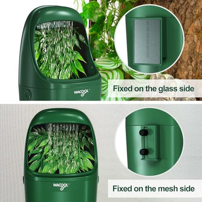 Wacool Reptile Water Dripper Chameleon Drinking Fountain Water Dispenser, Automatic Water Feeder for Bearded Dragon Gecko Lizard Frog Snake/Reptile Accessories