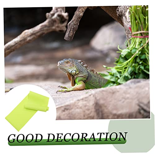 Garneck 2pcs Reptile Carpet Mat and Washable Substrate for Terrarium Bedding for Snakes Lizards Turtles and Bearded Dragons Non-Adhesive Design - size: 150X30CM