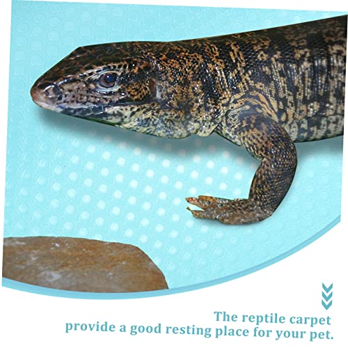 Happyyami Reptile Carpet Mat for Bearded Dragons Tortoises and Geckos Soft Terrarium Liner Washable and Easy to Cut for for Snakes and Lizards