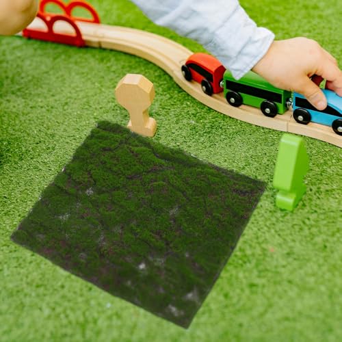 Artificial Moss Mat 30cm×30cm Synthetic Moss Turf Rug for Terrarium Reptile Habitat Indoor Outdoor Wedding Banquet Lawn Decor