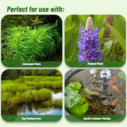 Doter Aquatic Soil for Plants - 2.2LBS, Clay Aquarium Soil Suitable for Small Ponds & Water Plants Like Lotus & Water Lily, Safe for Fish & Aquatic Life - size: 2.2 LBS