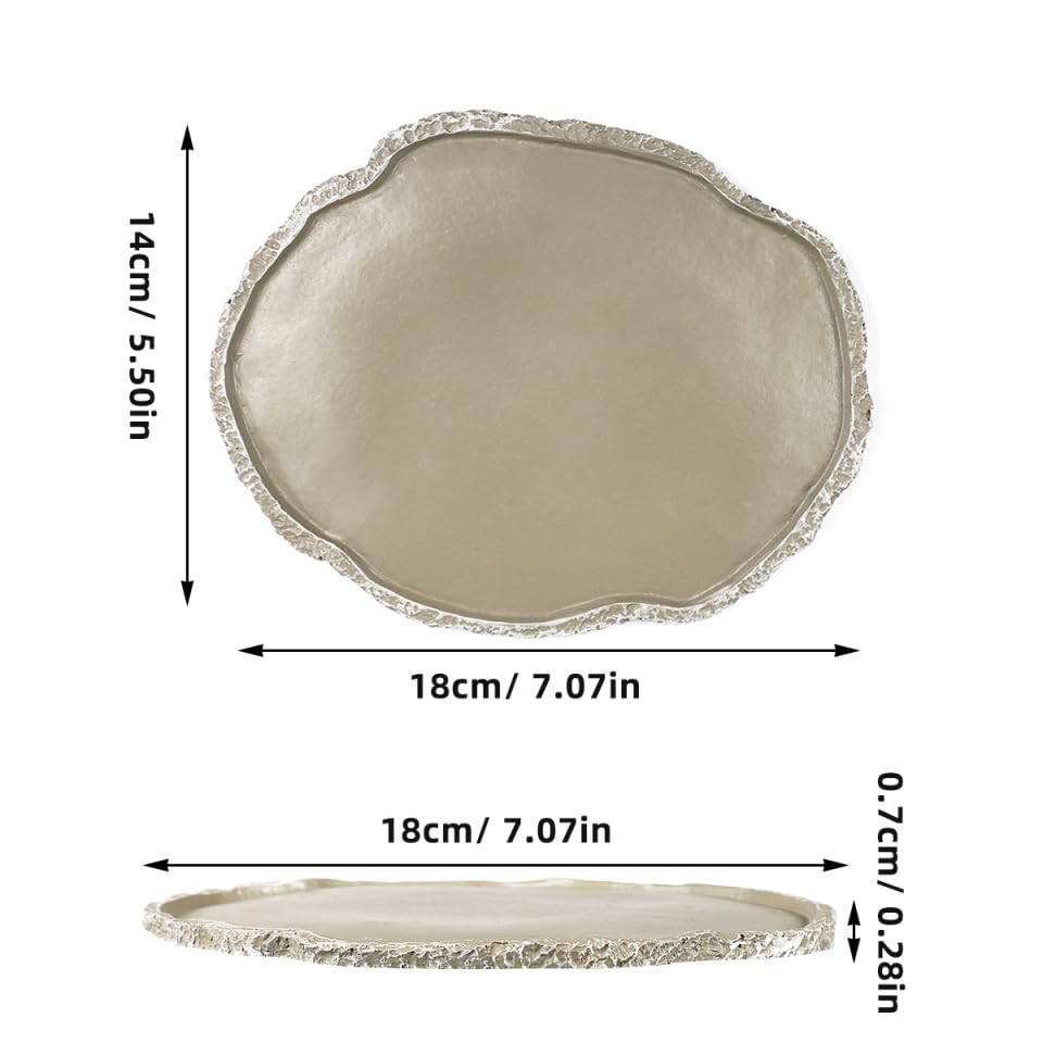 UEETEK Resin Reptile Water Dish 7x5.5x0.3in – Anti-Tip Flat Bowl for Mess-Free Hydration & Feeding, Terrarium Corner Fit for Snakes, Turtles, Lizards