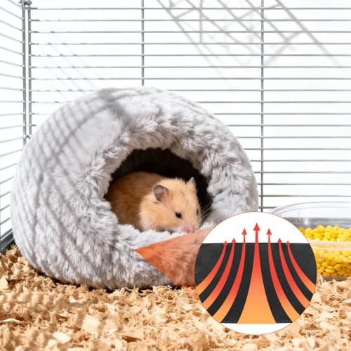 USB Heating Pad for Small Pets Reptile Heat Mat with Temp 5.5 Inch Thermal Insulation Mat for Hamsters Squirrels Rabbits Birds, Adjustable Terrarium Warm Cushion