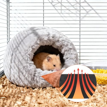 USB Heating Pad for Small Pets Reptile Heat Mat with Temp 5.5 Inch Thermal Insulation Mat for Hamsters Squirrels Rabbits Birds, Adjustable Terrarium Warm Cushion