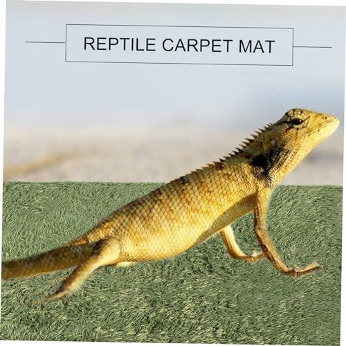 YARNOW 2pcs Moss Reptile Carpet Terrarium Mats Dry Breathable for Turtle Habitat