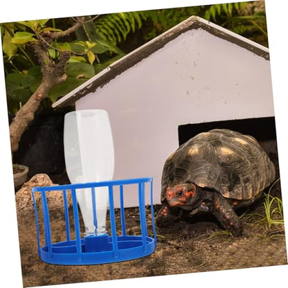 Leopard Gecko Feeding Dish Reptile Water Bowl Large Reservoir Easy to Clean Automatic Water Feeder