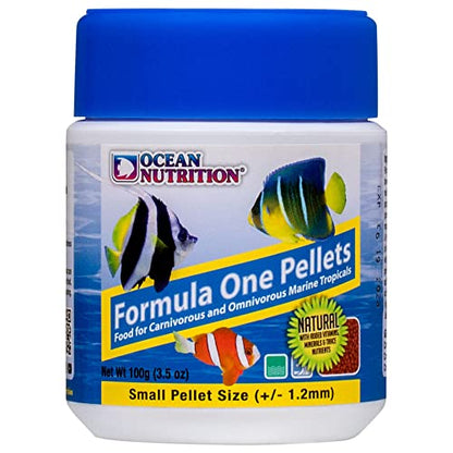 Ocean Nutrition Formula One Pellets 3.5-Ounces (100 Grams) Jar - Small Pellet Size - size: 3.5 Ounce (Pack of 1), style: Small Pellet