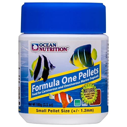 Ocean Nutrition Formula One Pellets 3.5-Ounces (100 Grams) Jar - Small Pellet Size - size: 3.5 Ounce (Pack of 1), style: Small Pellet