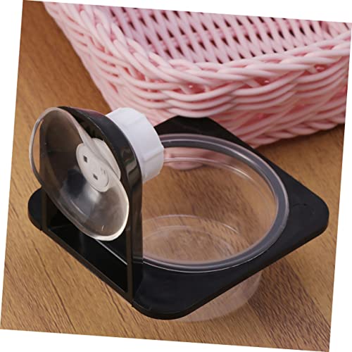ibasenice 2pcs Reptile Water and Food Dish Black Cup Style Feeding Bowl for Tortoise Lizard and Other Reptiles and Easy to Clean - size: Size 5
