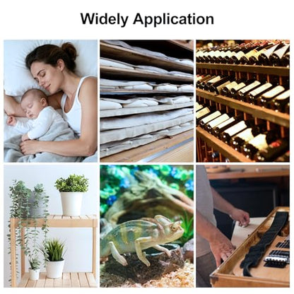 eMylo WiFi Thermometer Hygrometer, Wireless Indoor Temperature Humidity Sensor with App Alert & Data Storage, Smart Monitor for Home Bedroom Greenhouse, Alexa Compatible, Battery Included (4-Pack)