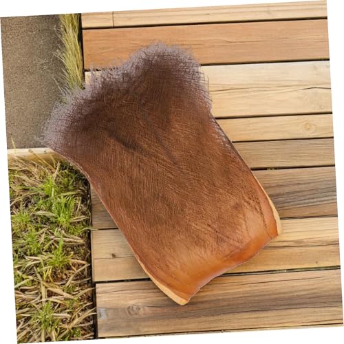 PRETYZOOM 5 Sheets Realistic Artificial Tree Bark for Garden Decor Natural Palm Bark Background for Flower Pots Versatile Aquatic Fish Fry Hatching Wide Long