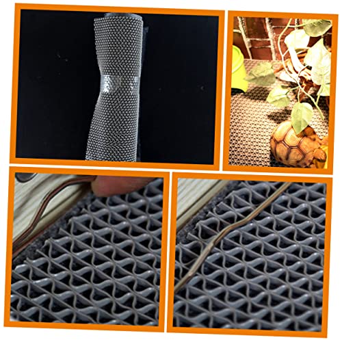 COLLBATH Reptile Carpet Mat for Tortoise Habitat Reptile Carpet Pad Bearded Dragon Flooring Cage Liner Washable Supplies