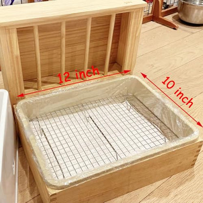 Disposable Plastic Rabbit Cage Liner Guinea Pig Litter Box Liner Small Animal Litter Pan Bags Leak Proof Toilet Film for Bunny Chinchilla Hedgehog Bird - size: Standard