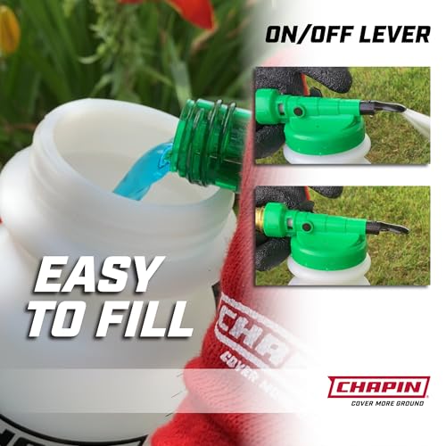 Chapin G390 Hose End Sprayer for Water Soluble Materials, 20 Gallon, 32 Ounce Tank, Finger Control and Backflow Prevention, for Spraying Lawns, Weeds, Insects, Fertilizers, Translucent White - size: 20-Gallon