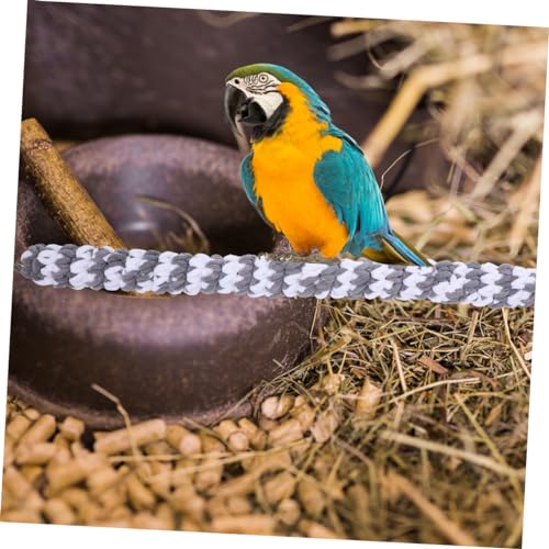 Happyyami 2pcs Parrot Climbing Rope Reptile Swing Toys Reptile Climbing Vine Snake Climbing Branch Reptile Swing Rope Parrot Reptile Rope Terrarium Hanging Branch Represent Cotton Pet