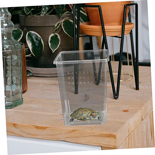 Sosoport 3pcs Incubator Habitat Boxes Small Enclosures for Tarantula Scorpion and Easy to Clean Bins Ventilation