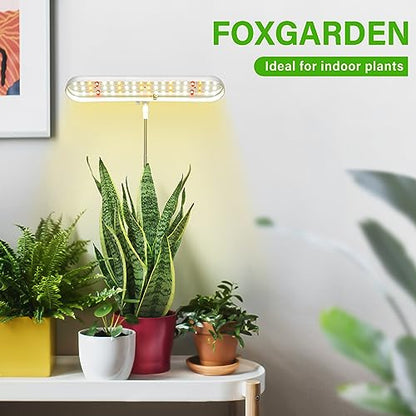 FOXGARDEN Grow Light, Full Spectrum LED Grow Lamp, Plant Lights for Indoor，Auto Timer 4/8/12H, 4 Dimmable, Height Adjustable 8.5"-24", Growing Lights - size: 1 pack