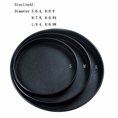 OMEM Reptile Food Bowl Water Dish,Feeding Dish, Birds Bowl (L, Black) - color: Black, size: L