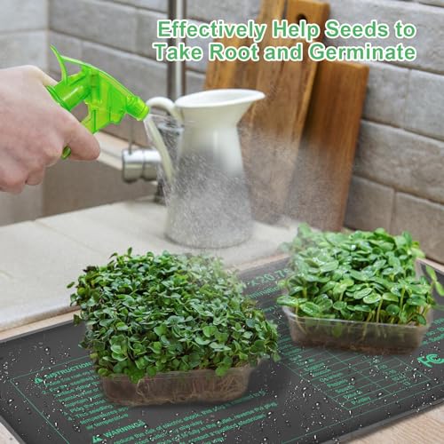 Seedling Heat Mat Hydroponic Plants Heating Pad, Seed Starting Greenhouse and Germination, Waterproof Durable Heating Pad for Indoor Home Gardening Seed Starter(10“x20.75”) - size: 10''x20.75'' 1 Pack