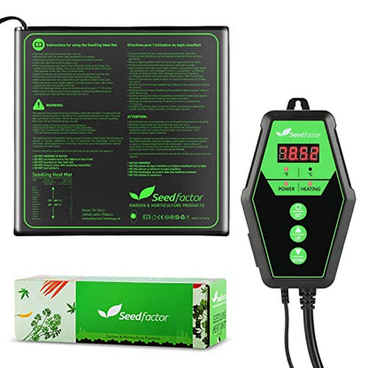 20" x 20" MET Certified Seedling Heat Mat and Digital Thermostat Combo Set - size: 1 Pack-20" X 20"